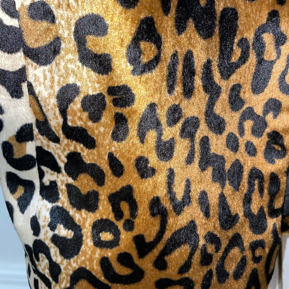 Nwt Leopard Print Animal Print Jacket M Y2k Retro… - image 8